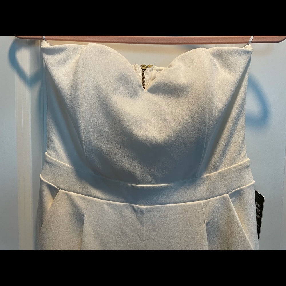 Express strapless jumpsuit